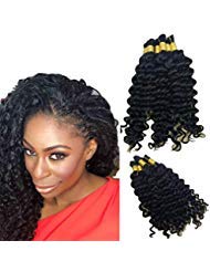 24 Inch Deep Wave Human Hair Braiding Extensions for Natural Styles