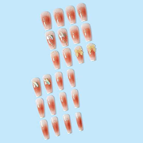 Blush Pink Acrylic Nail Design Kit for Elegant & Stylish Nail Art, 100 Pieces - Image 4
