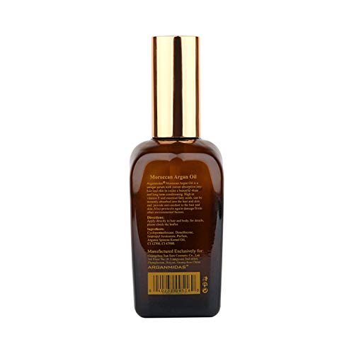 Pure Argan Oil for Hair and Skin - 4 oz Bottle, Nourishing Hydrating Formula - Image 7