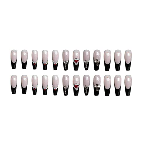 24-Piece Set of Unique Alternative Acrylic Nail Tips for Distinctive Style - Image 4