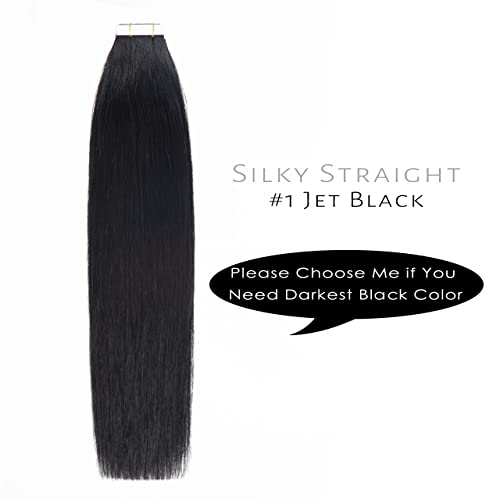 Premium 20 Inch Brown Human Hair Extensions - Seamless Blend for All Hair Types - Image 2