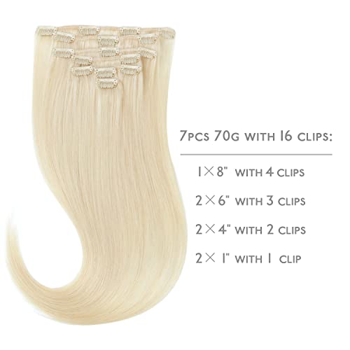 Blonde Human Hair Extensions - Image 2