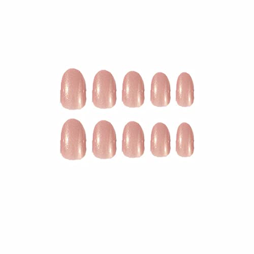**24 Piece Natural Glitter Acrylic Nails Set for Stunning Long-Lasting Manicures** - Image 2