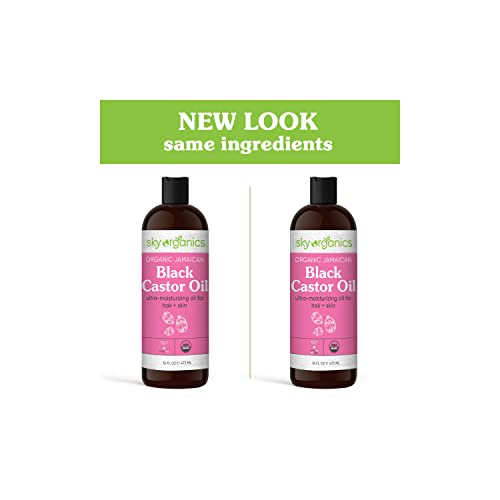 Black Castor Oil for Hair Regrowth Natural Treatment 4 oz Size for Thinning Hair - Image 9