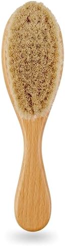 Gentle Soft Bristle Baby Hair Brush for Comfortable Grooming - USA Made