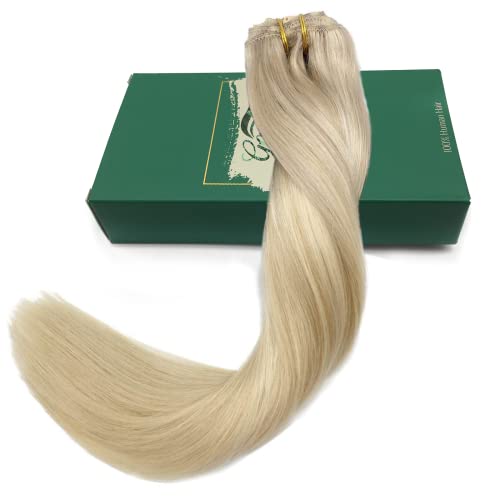 Sally 18 Inch Remy Human Hair Clip-In Extensions for Natural Volume and Length - Image 3