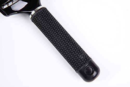Curved glass brush for hair styling. - Image 8