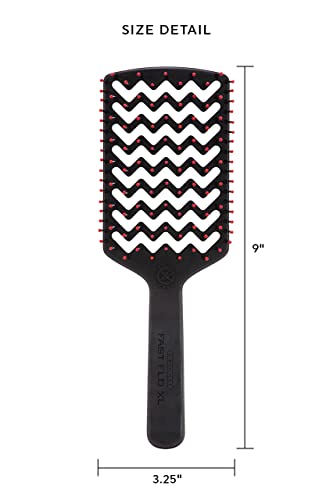Cricket Fast Flo Static-Free Hair Brush 10 inch for Smooth, Tangle-Free Styling - Image 2