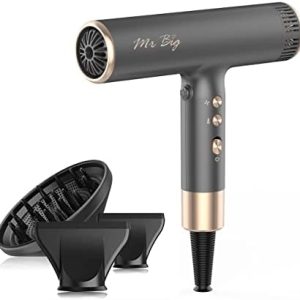 Ionic blow dryer for fast, frizz-free styling.