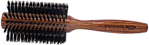 Professional Boar Bristle Round Hair Brush for Smooth Styling and Frizz Control, 2.5 Inch - Image 3