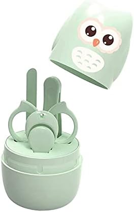 Infant Safety Nail Clippers and Scissors Set with Ergonomic Design
