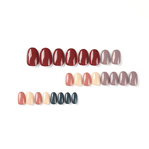 ?Simple Acrylic Nails in Various Colors? - Image 3