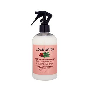 8 oz Rose Water Hydrating Hair Mist for Soft Shiny Hair