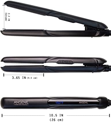 Professional Argan Oil Hair Straightener 1.25 Inch Plates for Smooth Silky Hair - Image 8