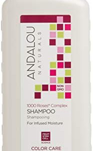 Andalou Naturals 1000 Roses Leave-In Conditioner 8.5 oz for Soft, Hydrated Hair