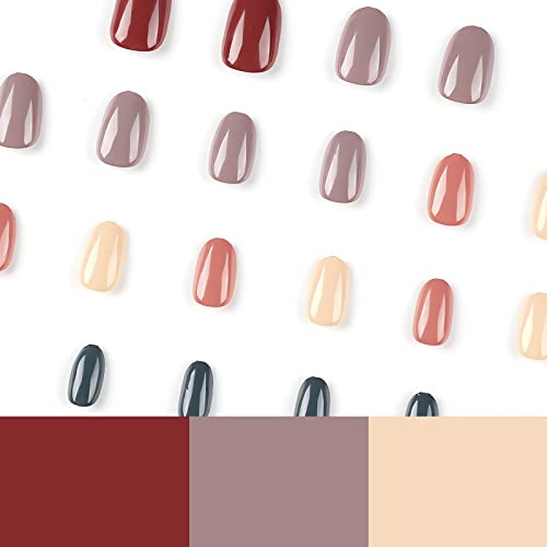 ?Simple Acrylic Nails in Various Colors? - Image 5