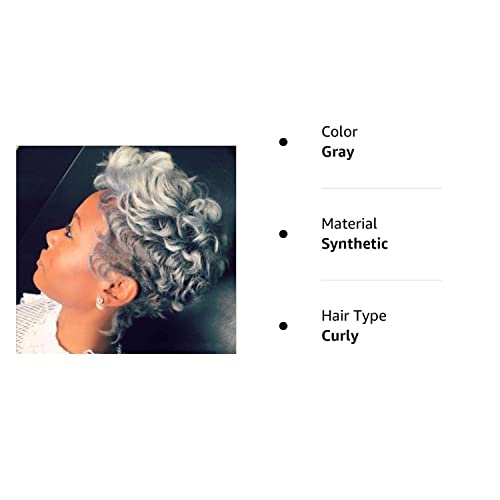 ?Gray African American Human Hair Wig? - Image 5