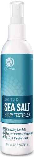 8 oz Rock Salt Hair Spray for Textured Beachy Waves and Effortless Style