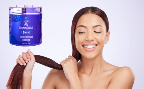 Nourishing 8 oz Hair Mask with Macadamia, Coconut, Honey, Avocado, Aloe Vera - Image 8