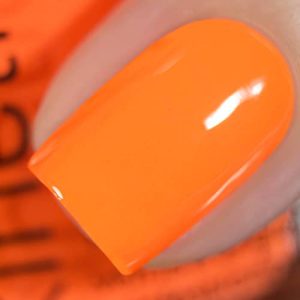Short Nail Orange Gel Designs Kit Trendy Stylish Nail Art 50ml