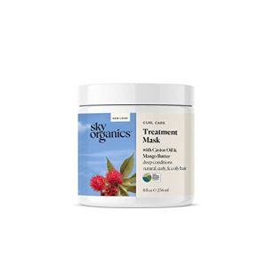 Organic 250ml Natural Hair Mask UK-Made Treatment for Healthy Hair Care