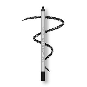 Applying Black Eyeliner on the Waterline