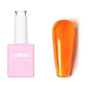 Orange nail art designs for a vibrant look.