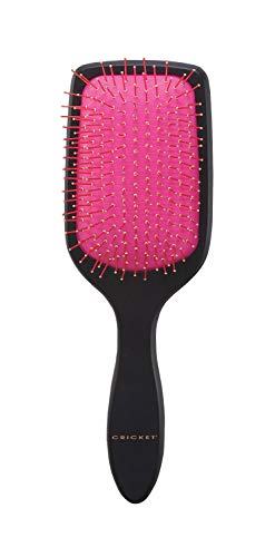 Cricket Fast Flo Hair Brush Comfortable Red Handle for Effortless Styling