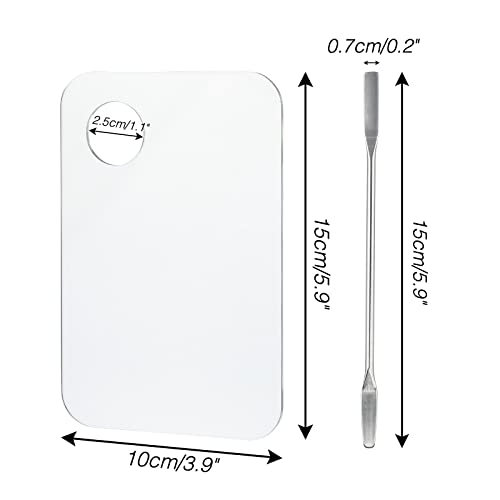 Durable Mac Foundation Mixing Palette Tool for Effortless Liquid Makeup Blending - Image 2