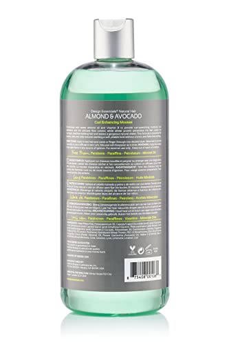 Green Collection Avocado Moisturizing Styling Foam Mousse for Curly Hair 8 oz - Image 2