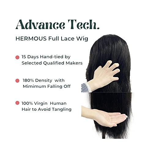 360 Full Lace Human Hair Wig - Natural Look, Comfortable Fit, 18 Inches - Image 2