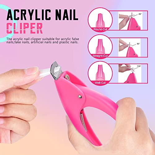 24-Piece White Coffin Acrylic Nail Set for Stylish Nail Art Applications - Image 5