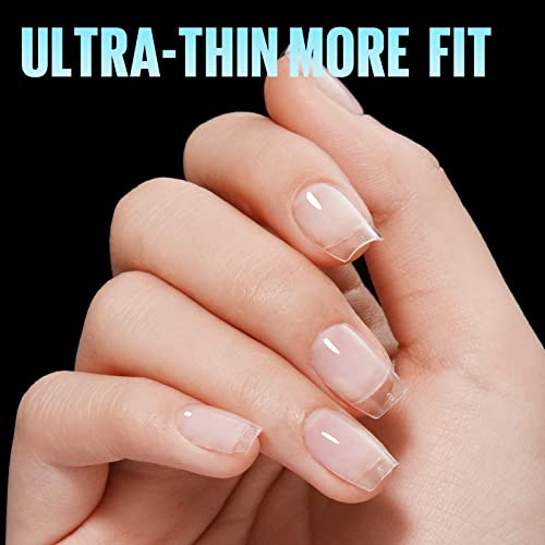 24pc Coffin Shape Natural Acrylic Nails for Easy DIY Nail Art - Image 4
