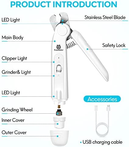 Ergonomic Pet Nail Clippers for Small to Medium Dogs and Cats, Comfortable Grip Design - Image 7