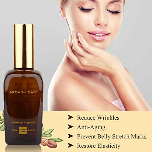 Pure Argan Oil for Hair and Skin - 4 oz Bottle, Nourishing Hydrating Formula - Image 4