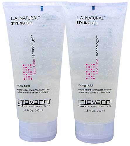 Andalou Naturals Natural Styling Hair Gel 8 oz for All Hair Types