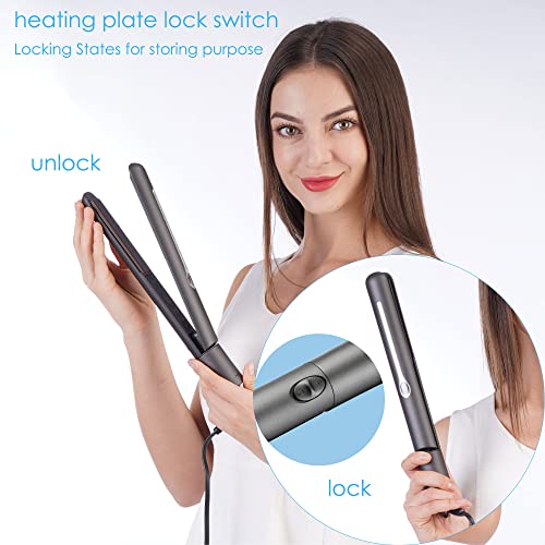 Argan Oil Infused Ceramic Hair Straightener 1 Inch Plates - Image 8
