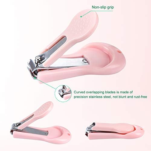 Infant Safety Nail Clippers with Blunt Tip Scissors for Gentle Baby Grooming - Image 3