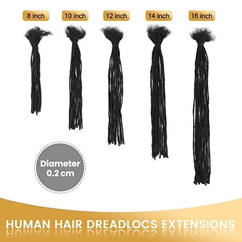 22 Inch 100% Remy Human Hair Extensions for Braiding - Natural Black - Image 2