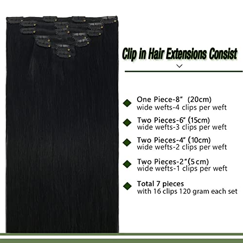 30-Inch Clip-In Human Hair Extensions - Image 4