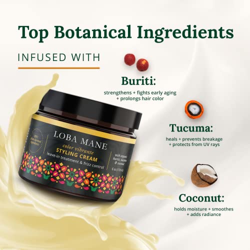 Natural 8 oz Cream for Curly Hair Moisturizing Frizz Control Formula - Image 7