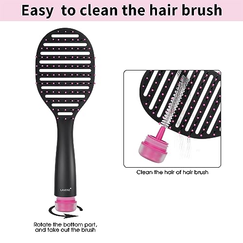 3-Inch Swivel Styling Brush for Effortless Detangling and Smooth Hair, All Hair Types - Image 5