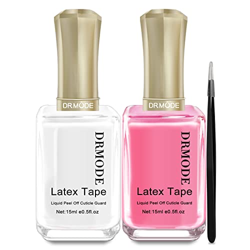 Nail Polish with Tape Technique