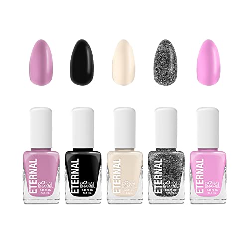 Assorted Color Nail Polish Set 5-Piece Collection