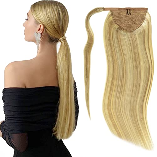 Blonde Human Hair Ponytail