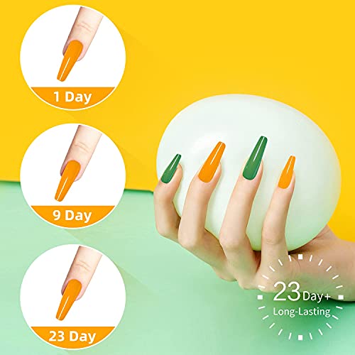 24 Piece Multi-Colored Acrylic Nail Set for Stylish DIY Manicures - Image 4