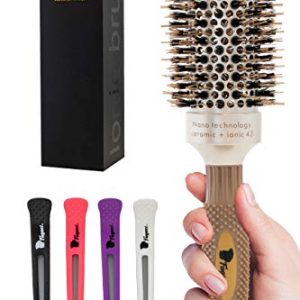 Professional 2-inch Round Hair Brush for Effortless Styling and Blow-Drying