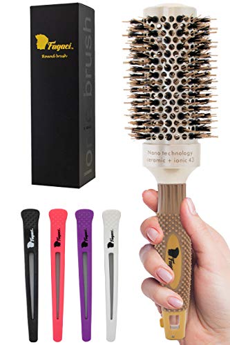 Professional 2-inch Round Hair Brush for Effortless Styling and Blow-Drying