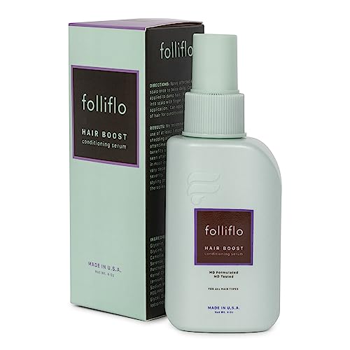 Folligro Hair Spray: Strong hold for all hair types.