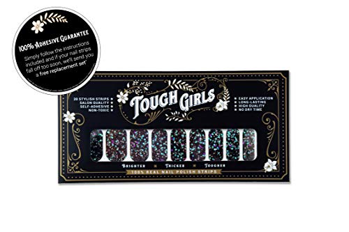 Nail polish application with tape for clean edges. - Image 5
